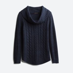Navy Cowl Neck Sweater Stitch Fix Size S